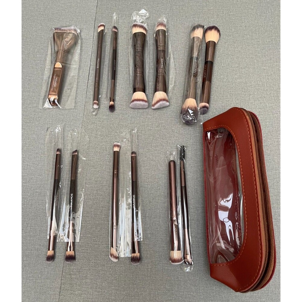 13 PCS Makeup Brushes Professional Make Up Brushes Premium Synthetic P...
